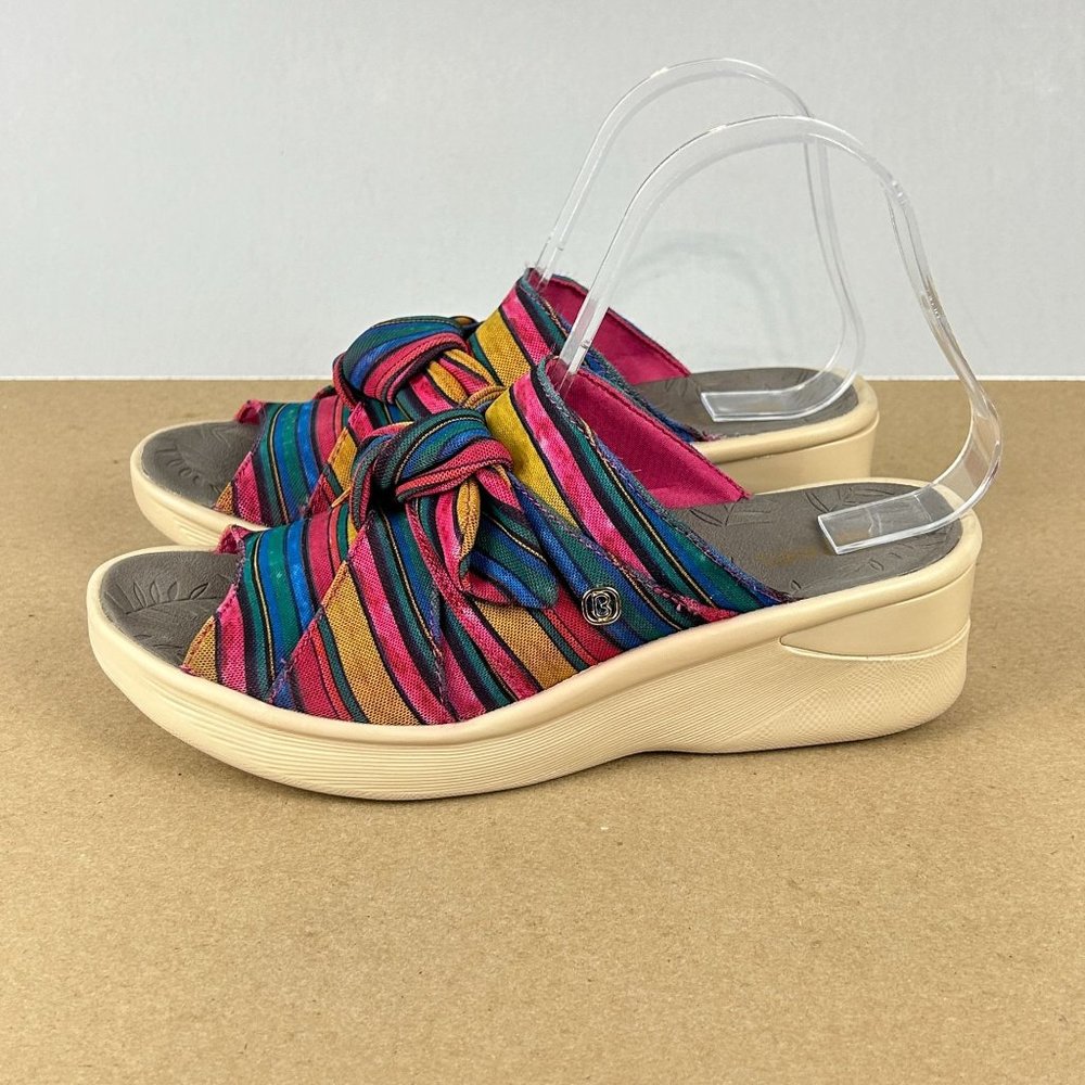 Bzees Multicolor Striped Sandals
